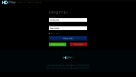 What Hdplay.vn website looked like in 2020 (4 years ago)
