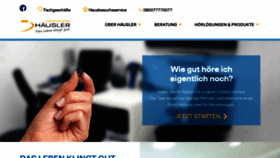 What Hoersysteme-haeusler.de website looked like in 2020 (4 years ago)
