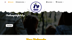 What Hansakindergarten.fi website looked like in 2020 (4 years ago)