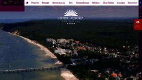 What Hotel-aurora.pl website looked like in 2020 (4 years ago)