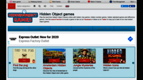What Hiddenobjectgames.co.uk website looked like in 2020 (4 years ago)