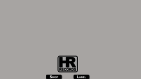 What Hrrecords.de website looked like in 2020 (4 years ago)