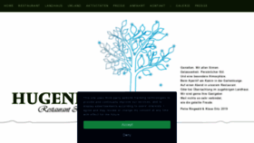 What Hugenhof.de website looked like in 2020 (4 years ago)