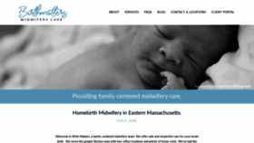 What Homebirthmatters.com website looked like in 2020 (4 years ago)