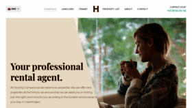 What Housingcompany.dk website looked like in 2020 (4 years ago)