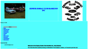 What Hamiltonzephyrclub.com website looked like in 2020 (4 years ago)