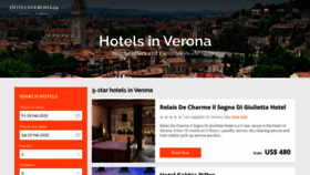 What Hotelsverona24.com website looked like in 2020 (4 years ago)