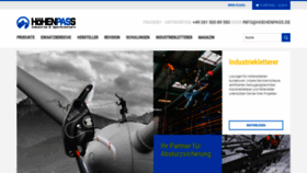 What Hoehenpass.de website looked like in 2020 (4 years ago)