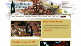 What Hotelpeccioli.it website looked like in 2020 (4 years ago)