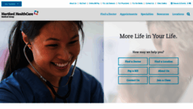 What Hartfordhealthcaremedicalgroup.org website looked like in 2020 (4 years ago)