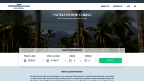 What Hotelsinkohchang.com website looked like in 2020 (4 years ago)