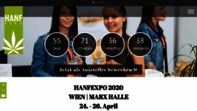 What Hanfexpo.com website looked like in 2020 (4 years ago)