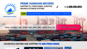 What Hawaiianmoving.company website looked like in 2020 (5 years ago)