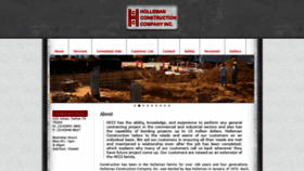 What Hollemanconstruction.com website looked like in 2020 (4 years ago)