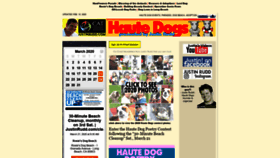 What Hautedogs.org website looked like in 2020 (4 years ago)