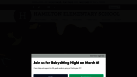 What Hamiltoncps.org website looked like in 2020 (4 years ago)