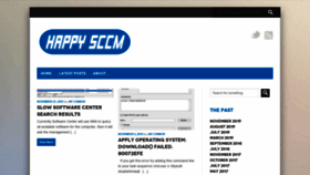 What Happysccm.com website looked like in 2020 (4 years ago)