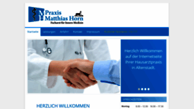 What Hausarzt-altenstadt.de website looked like in 2020 (4 years ago)