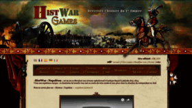 What Histwargames.com website looked like in 2020 (4 years ago)
