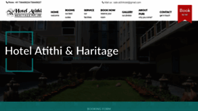What Hotelatithiheritage.in website looked like in 2020 (4 years ago)