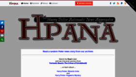 What Hpana.com website looked like in 2020 (4 years ago)