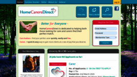 What Homecarersdirect.com website looked like in 2020 (4 years ago)