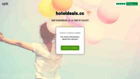 What Hoteldeals.cc website looked like in 2020 (5 years ago)