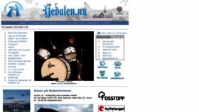 What Hedalen.no website looked like in 2020 (4 years ago)
