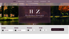 What Havelschloss.de website looked like in 2020 (4 years ago)