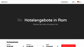 What Hotelrom.net website looked like in 2020 (4 years ago)