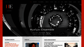 What Huelgasensemble.be website looked like in 2020 (4 years ago)