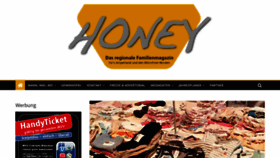 What Honey-magazin.de website looked like in 2020 (4 years ago)