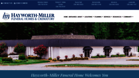 What Hayworth-miller.com website looked like in 2020 (5 years ago)