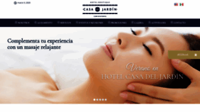 What Hotelcasadeljardin.com website looked like in 2020 (4 years ago)