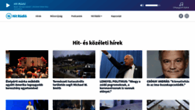 What Hitradio.hu website looked like in 2020 (4 years ago)