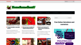 What Homeremedies2u.com website looked like in 2020 (4 years ago)