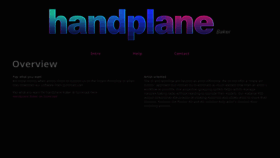 What Handplane3d.com website looked like in 2020 (4 years ago)