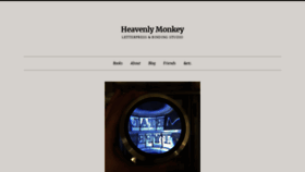 What Heavenlymonkey.com website looked like in 2020 (4 years ago)