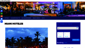 What Hotelesenmiami.com website looked like in 2020 (4 years ago)
