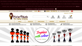 What Helm-pokale.at website looked like in 2020 (4 years ago)