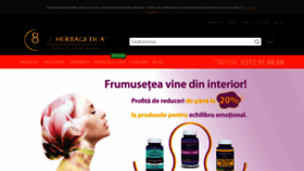 What Herbagetica.ro website looked like in 2020 (4 years ago)