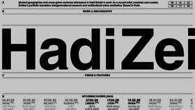 What Hadizeidan.com website looked like in 2020 (4 years ago)