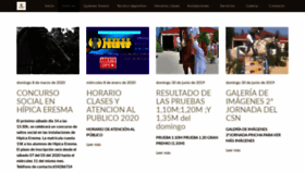 What Hipicaeresma.es website looked like in 2020 (4 years ago)