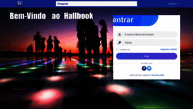 What Hallbook.com.br website looked like in 2020 (5 years ago)