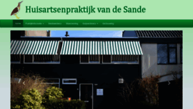 What Huisartsenpraktijkvdsande.nl website looked like in 2020 (4 years ago)