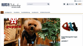 What Hunde-onlineshop.net website looked like in 2020 (4 years ago)
