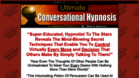 What Hypnosistocontrol.com website looked like in 2020 (4 years ago)