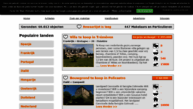 What Huisenaanbod.nl website looked like in 2020 (4 years ago)
