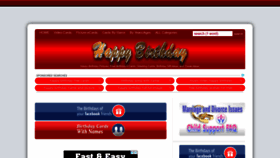 What Happybirthdaypics.net website looked like in 2020 (6 years ago)