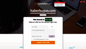 What Haberbugun.com website looked like in 2020 (4 years ago)